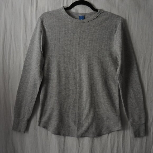 4/$25 Highland Outfitters Gray Waffle Knit Top Base Layer Thermal Size Medium - Picture 1 of 6